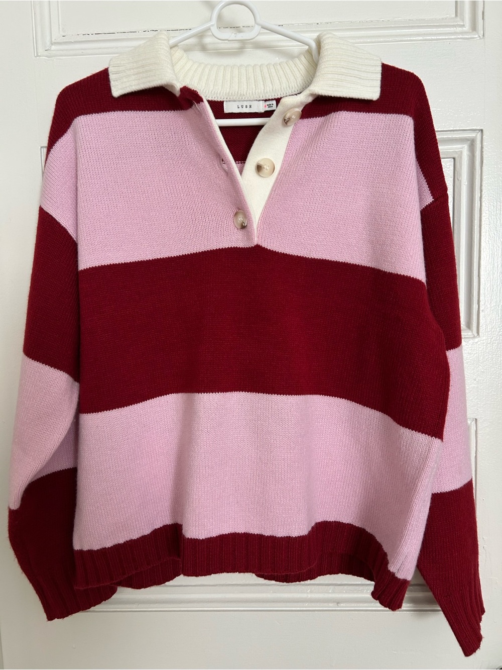 Lush Stripe Rugby Sweater